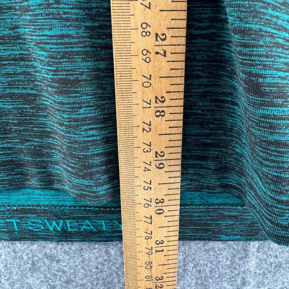 Lululemon Metal Vent Tech Shirt Mens XL Teal Black Space Dye Short Sleeve - Picture 6 of 7